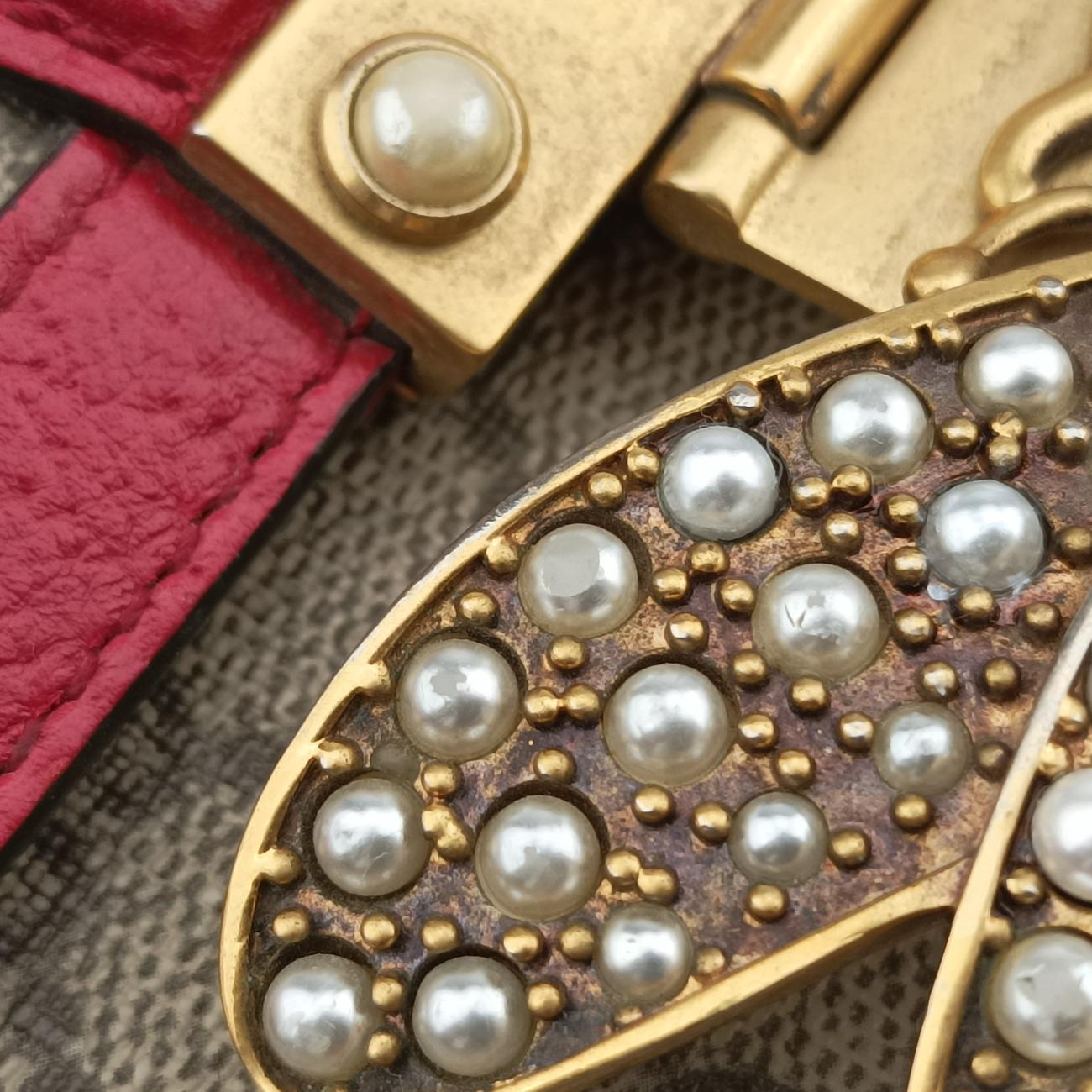 Queen MargaretMulticolourPVC coated canvas x leather524356B025401647クイーン マーガレットマルチカラーPVCコーティングキャンバス×レザー524356B025401647