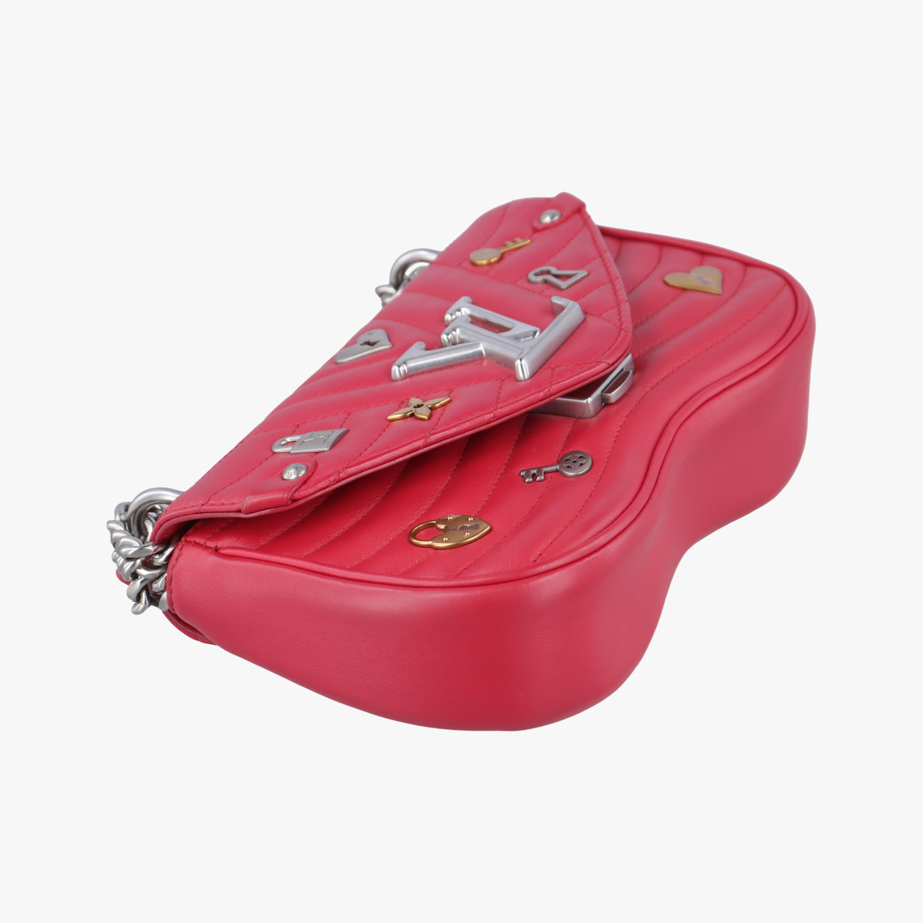 New Wave Love Lock PMredLeatherM53213NZ5118ニューウェーブ ラブロックPMレッドレザーM53213NZ5118