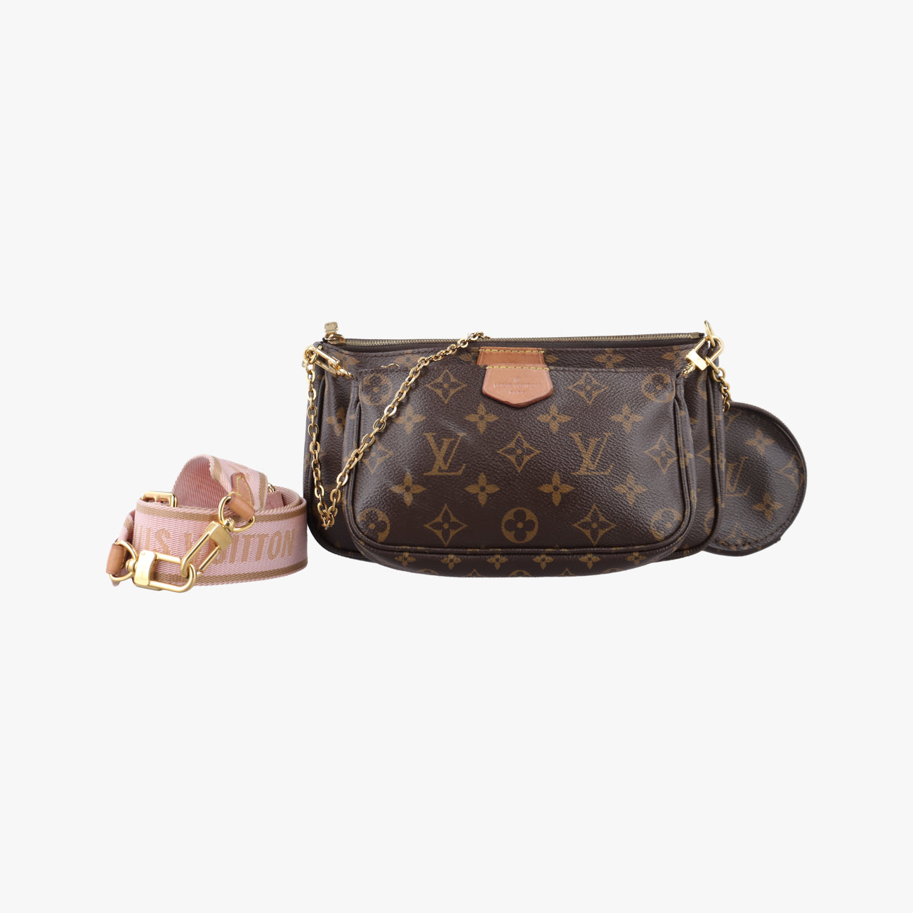 MULTI POCHETTE ACCESSOIRESMARRON×ROSE CLAIREMonogram CanvasM44840TA1280ミュルティポシェットアクセソワールマロン×ローズ クレールモノグラムキャンバスM44840TA1280