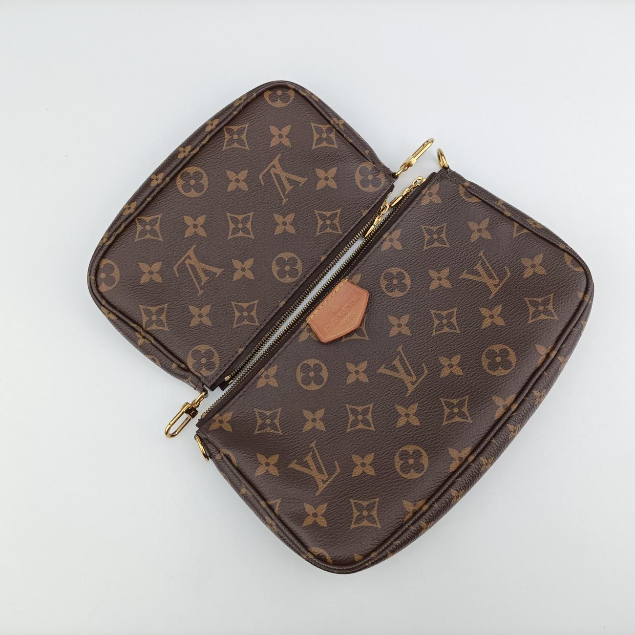 MULTI POCHETTE ACCESSOIRESMARRON×ROSE CLAIREMonogram CanvasM44840TA1280ミュルティポシェットアクセソワールマロン×ローズ クレールモノグラムキャンバスM44840TA1280