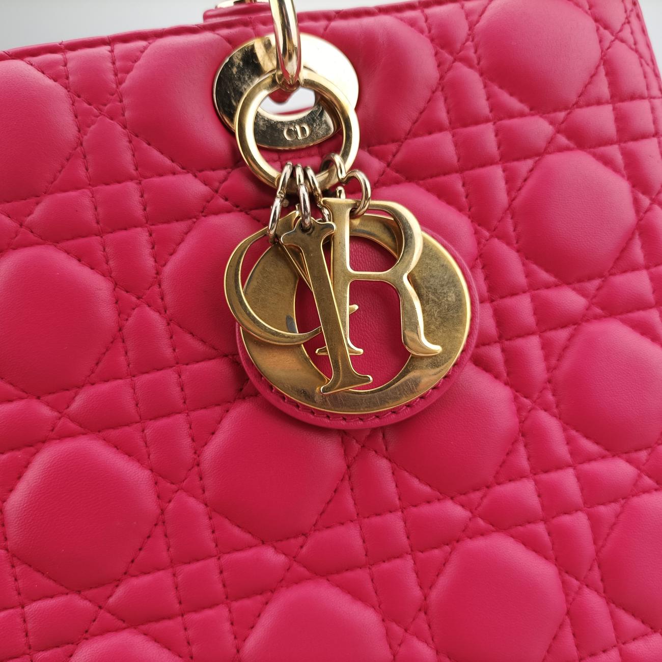 Lady DiorPinklambskin15-BO-0173レディディオールピンクラムスキン15-BO-0173