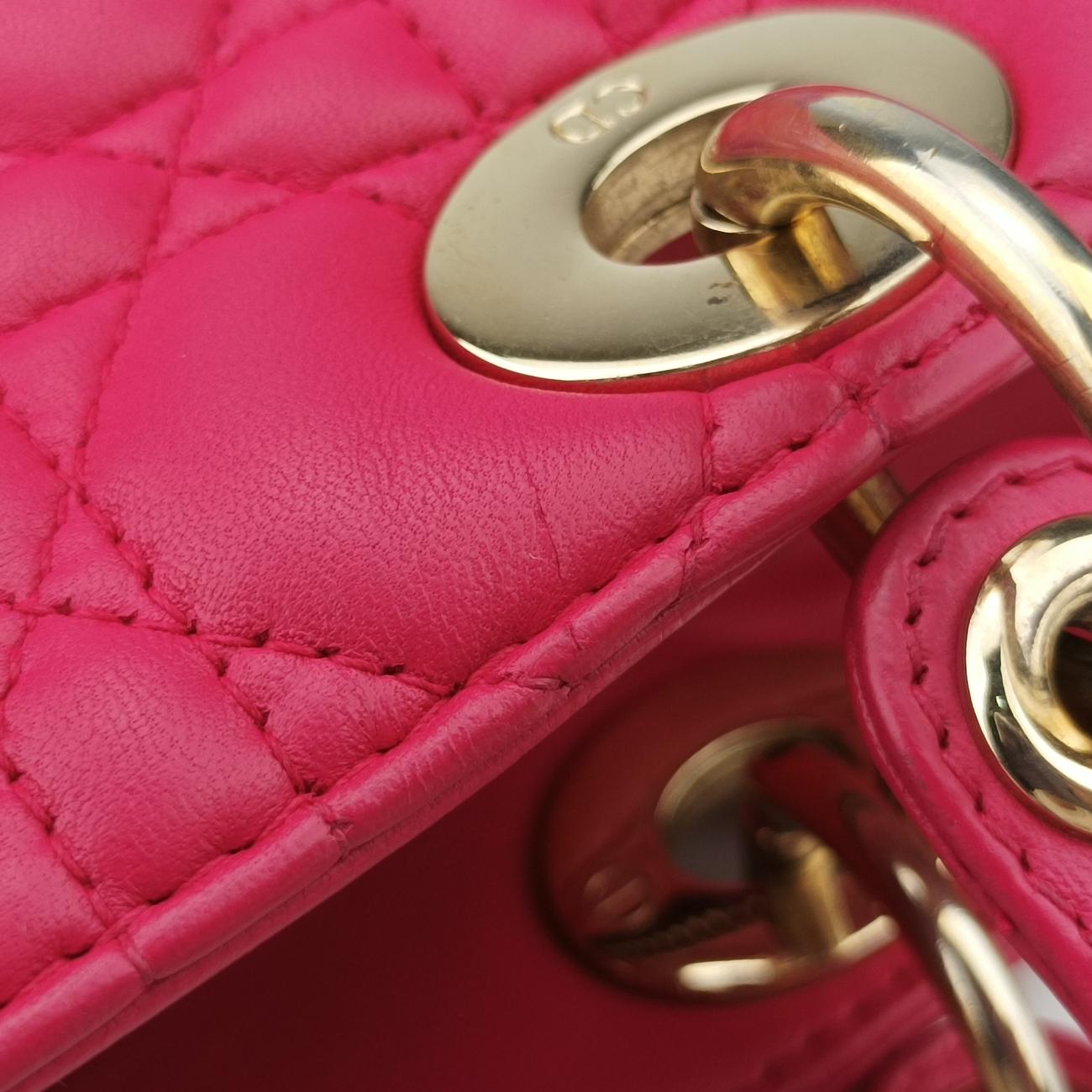 Lady DiorPinklambskin15-BO-0173レディディオールピンクラムスキン15-BO-0173