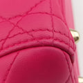 Lady DiorRoselambskin18-MA-0114レディディオールローズ レッドラムスキン18-MA-0114