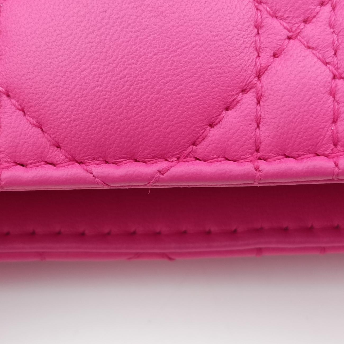 Lady DiorPinklambskin18-MA-0133レディディオールピンクラムスキン18-MA-0133