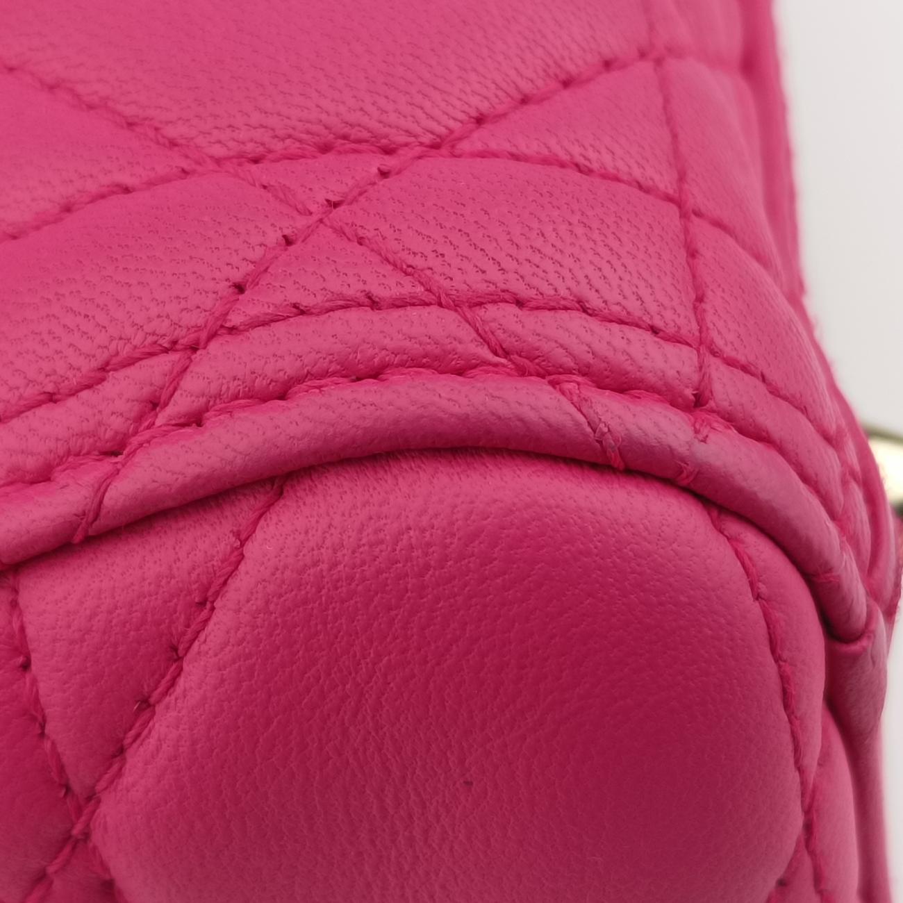 Lady DiorPinklambskin18-MA-0133レディディオールピンクラムスキン18-MA-0133