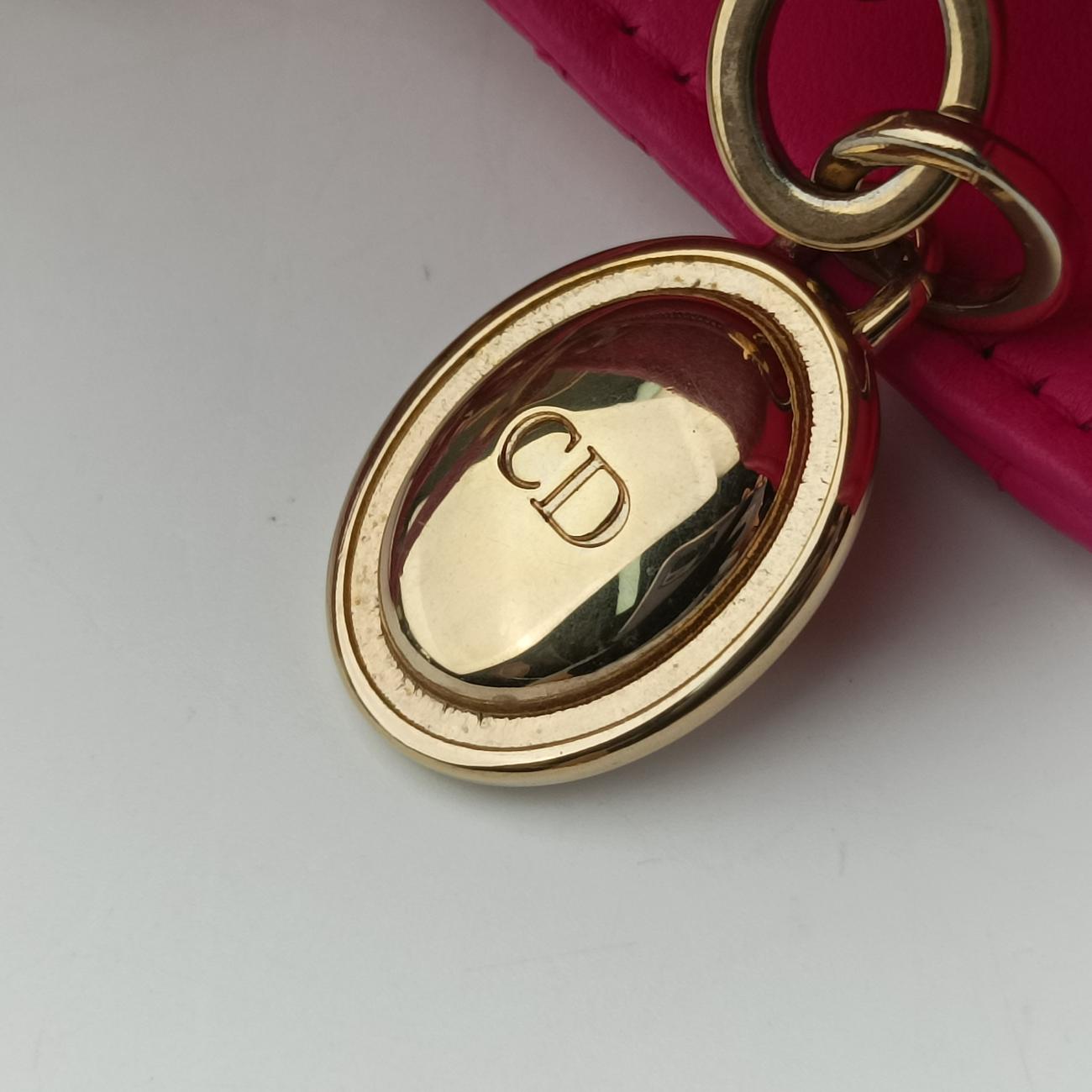 Lady DiorPinklambskin18-MA-0133レディディオールピンクラムスキン18-MA-0133