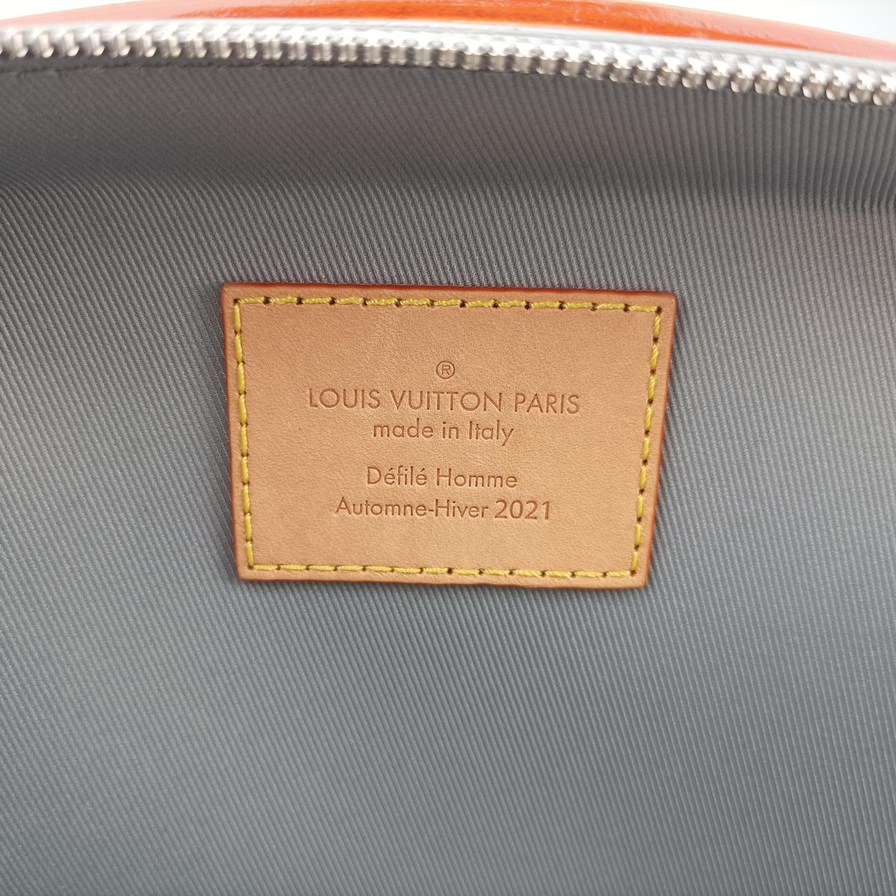 Monogram Mirror Handle Soft TrunkSilverVernisM45885ICチップモノグラム ミラー ハンドル ソフトトランク 2021AWシルバーヴェルニM45885ICチップ