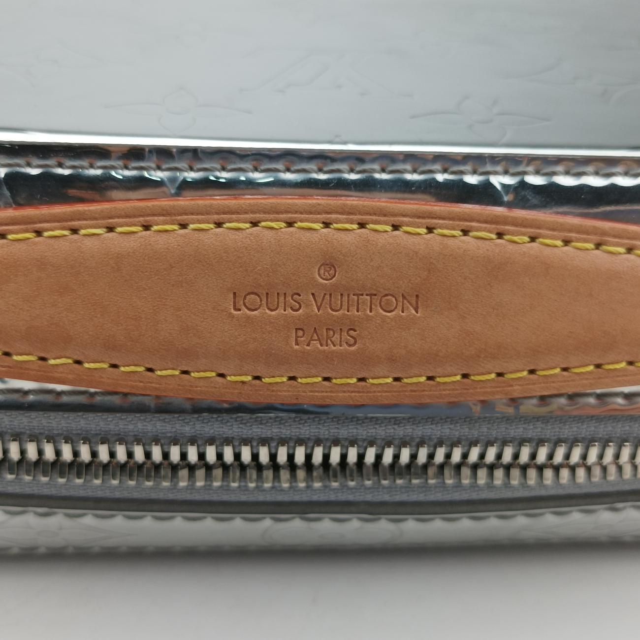 Monogram Mirror Handle Soft TrunkSilverVernisM45885ICチップモノグラム ミラー ハンドル ソフトトランク 2021AWシルバーヴェルニM45885ICチップ