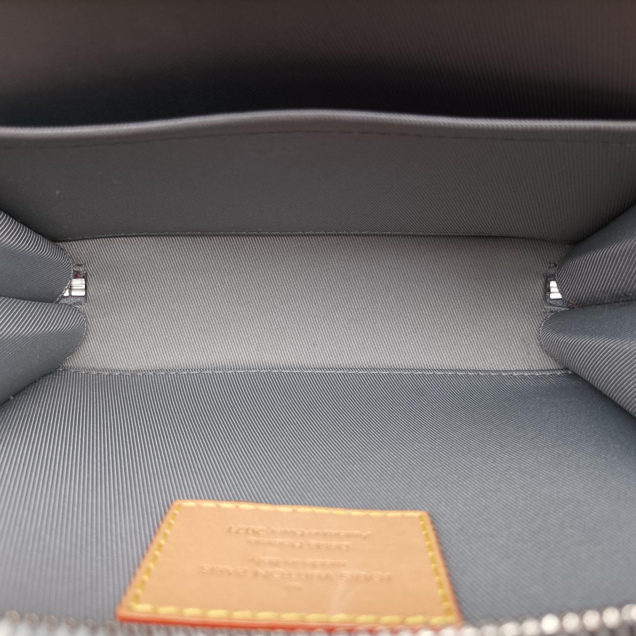 Monogram Mirror Handle Soft TrunkSilverVernisM45885ICチップモノグラム ミラー ハンドル ソフトトランク 2021AWシルバーヴェルニM45885ICチップ