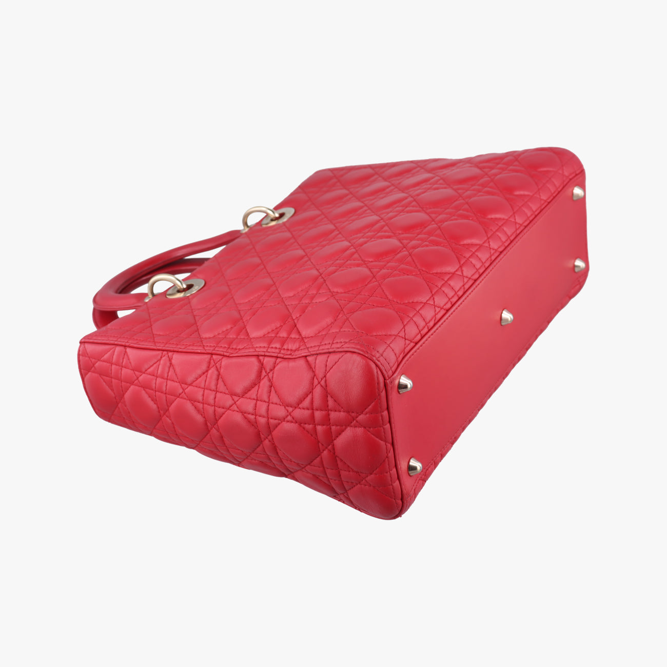 Lady DiorRedlambskin18-MA-1124レディディオールレッドラムスキン18-MA-1124