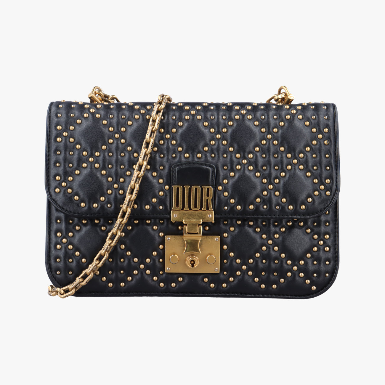 DioraddictBlacklambskin09-BO-0148ディオールアディクトブラックラムスキン09-BO-0148