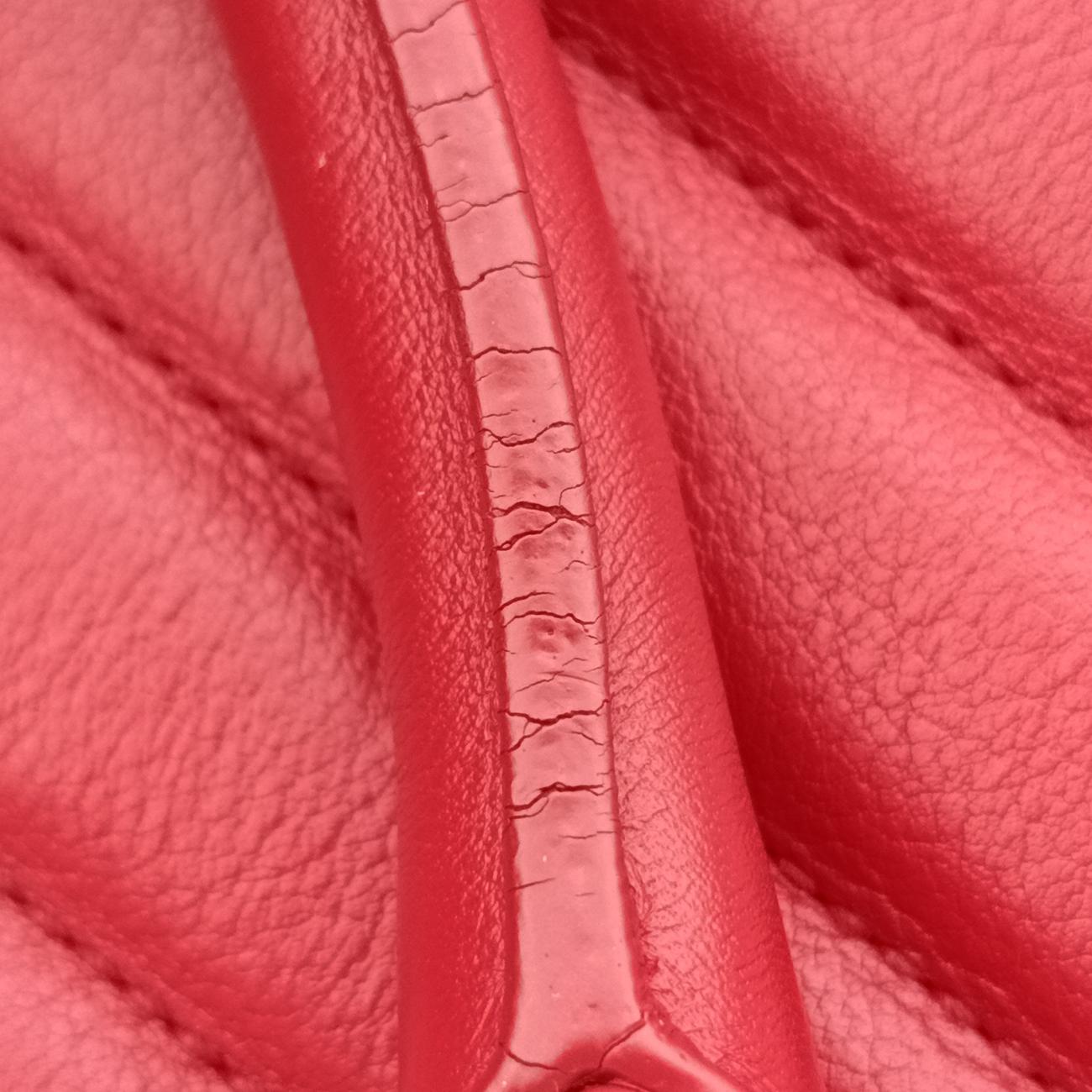 Matelasse Quilted Cabas MonogramRedLeather357397DPL357397.0714マトラッセ キルティング カバス モノグラムレッドレザー357397DPL357397.0714