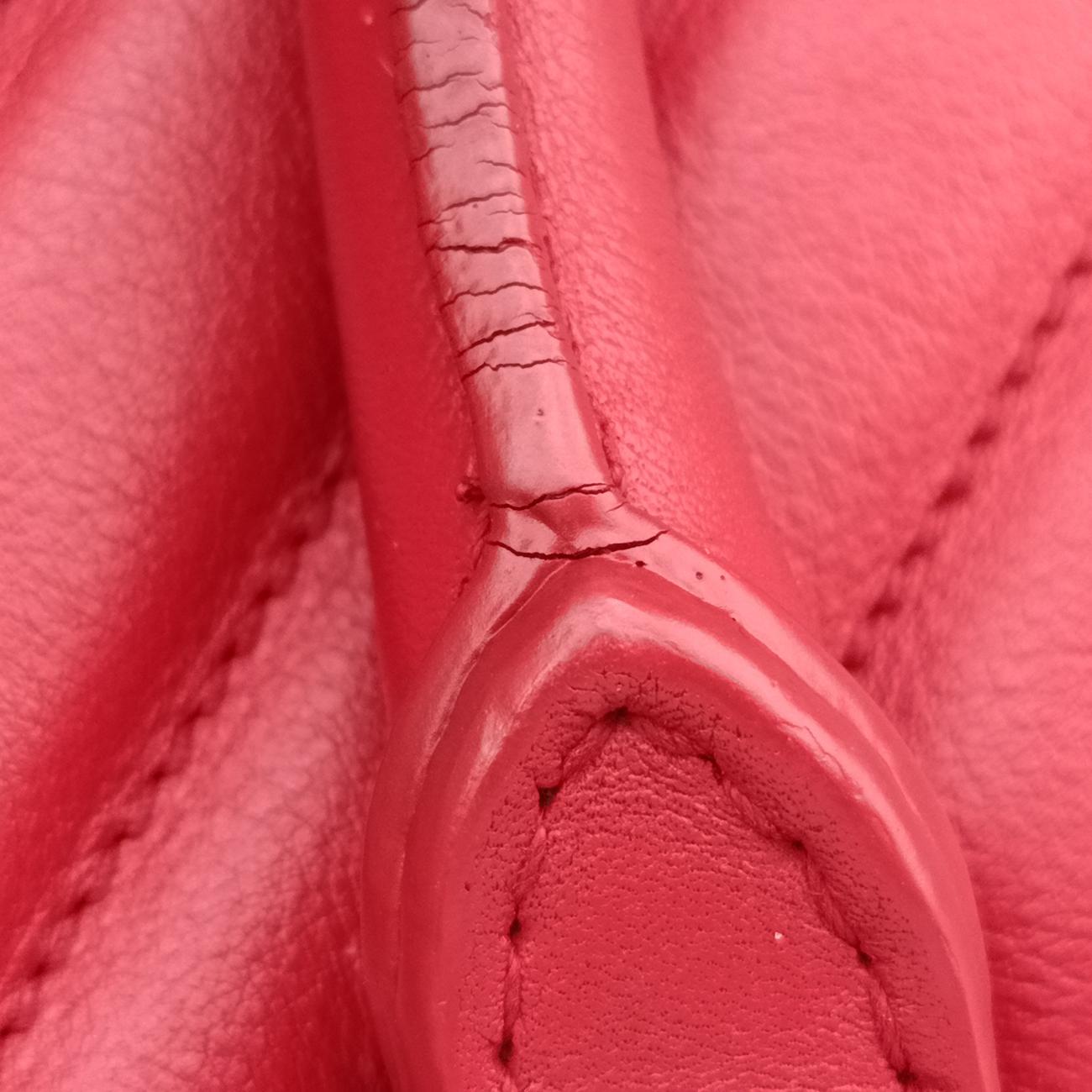 Matelasse Quilted Cabas MonogramRedLeather357397DPL357397.0714マトラッセ キルティング カバス モノグラムレッドレザー357397DPL357397.0714