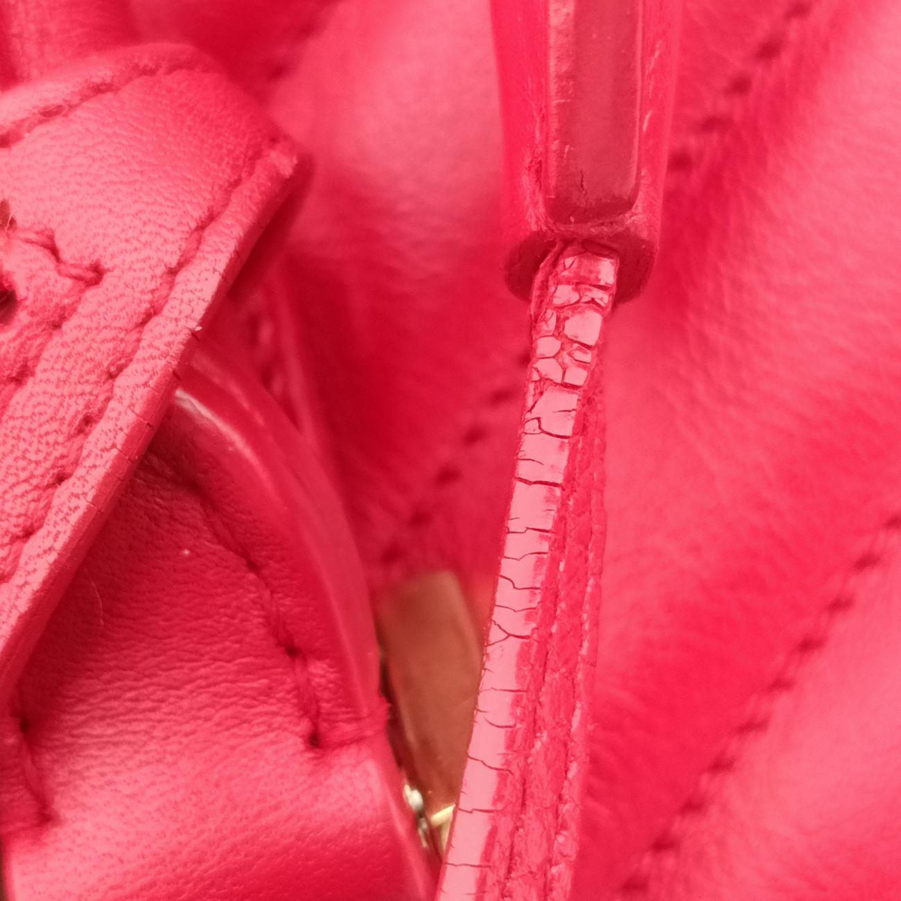 Matelasse Quilted Cabas MonogramRedLeather357397DPL357397.0714マトラッセ キルティング カバス モノグラムレッドレザー357397DPL357397.0714