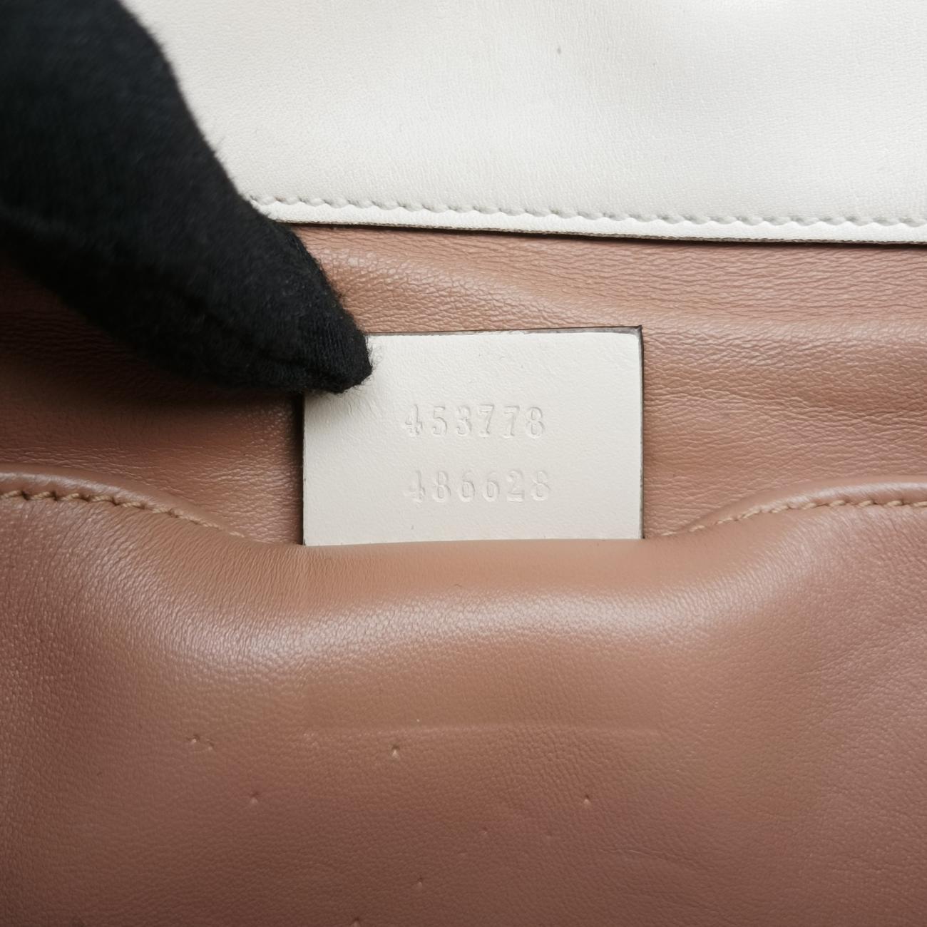 Broadway Pearl BeeWhiteLeather453778I023326347ブロードウェイ パール ビーホワイトレザー453778I023326347