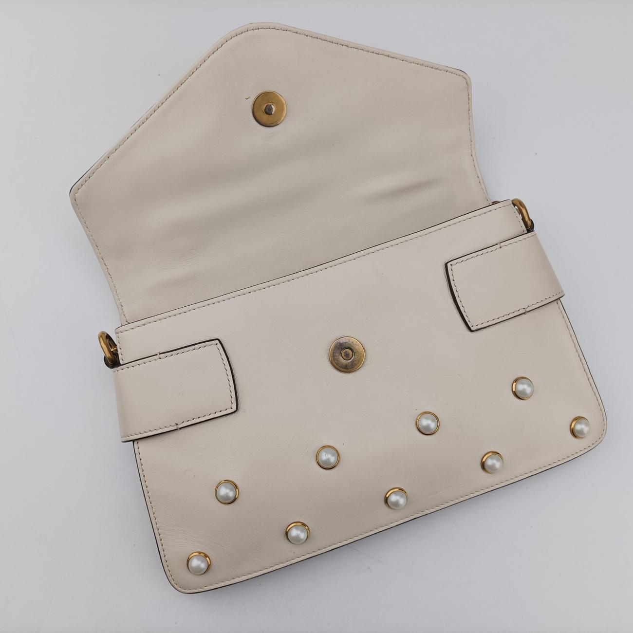 Broadway Pearl BeeWhiteLeather453778I023326347ブロードウェイ パール ビーホワイトレザー453778I023326347