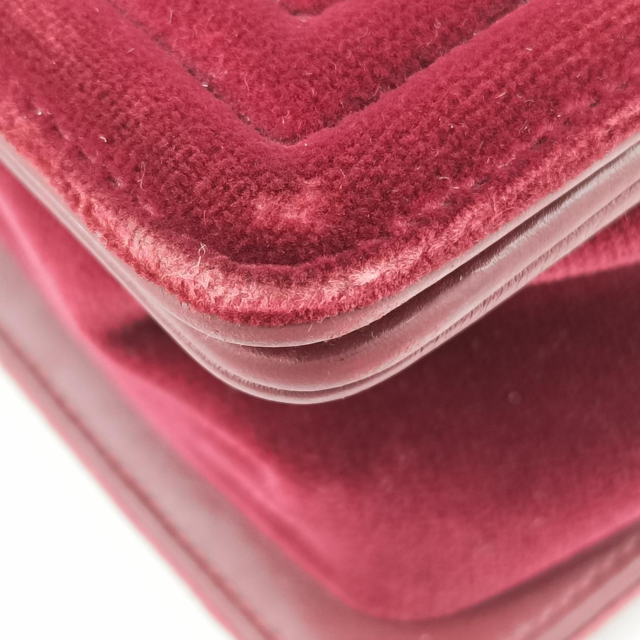 BOY CHANELBurgundyvelourA9248919939326ボーイシャネルワインレッドベロアA9248919939326