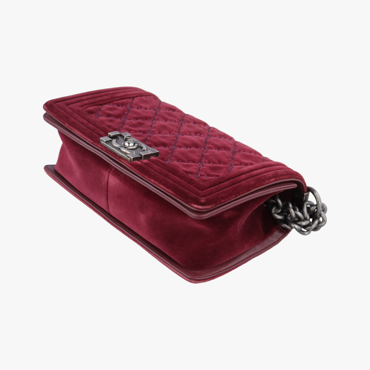 BOY CHANELBurgundyvelourA9248919939326ボーイシャネルワインレッドベロアA9248919939326