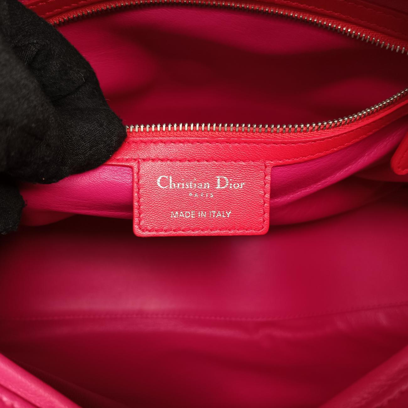 Lady DiorOrange×Pinklambskin16-BO-0123レディディオールオレンジ×ピンクラムスキン16-BO-0123