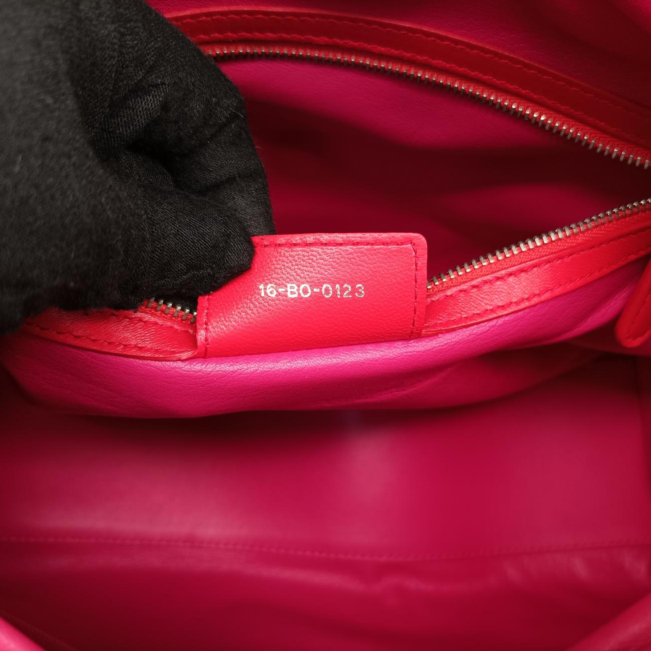 Lady DiorOrange×Pinklambskin16-BO-0123レディディオールオレンジ×ピンクラムスキン16-BO-0123