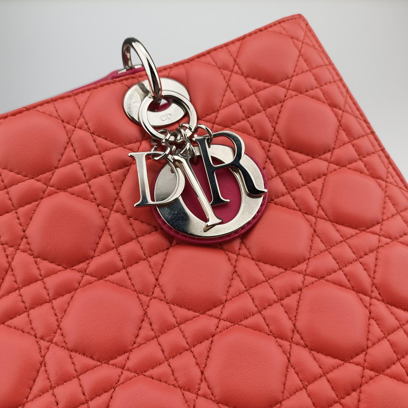 Lady DiorOrange×Pinklambskin16-BO-0123レディディオールオレンジ×ピンクラムスキン16-BO-0123