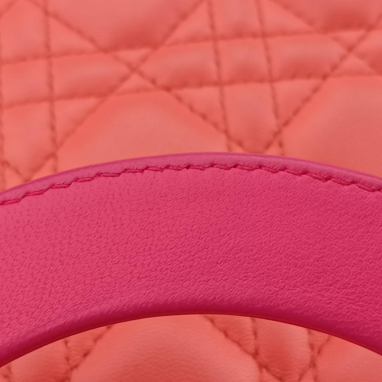 Lady DiorOrange×Pinklambskin16-BO-0123レディディオールオレンジ×ピンクラムスキン16-BO-0123