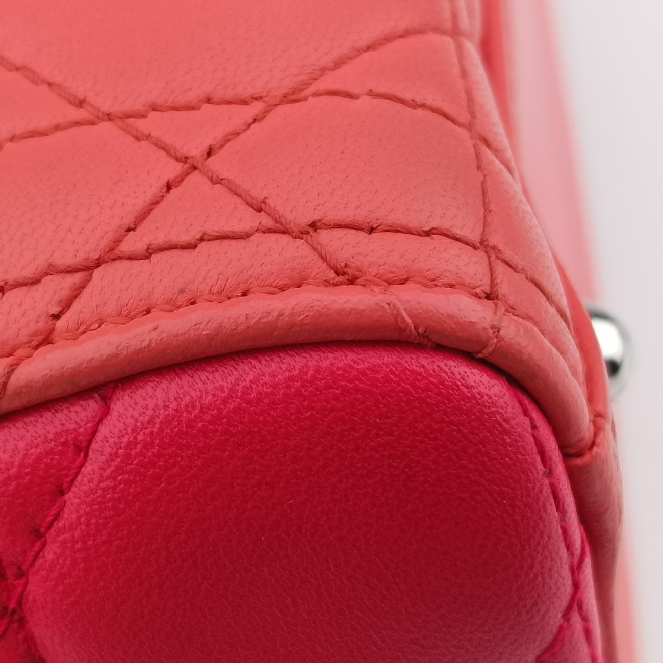 Lady DiorOrange×Pinklambskin16-BO-0123レディディオールオレンジ×ピンクラムスキン16-BO-0123