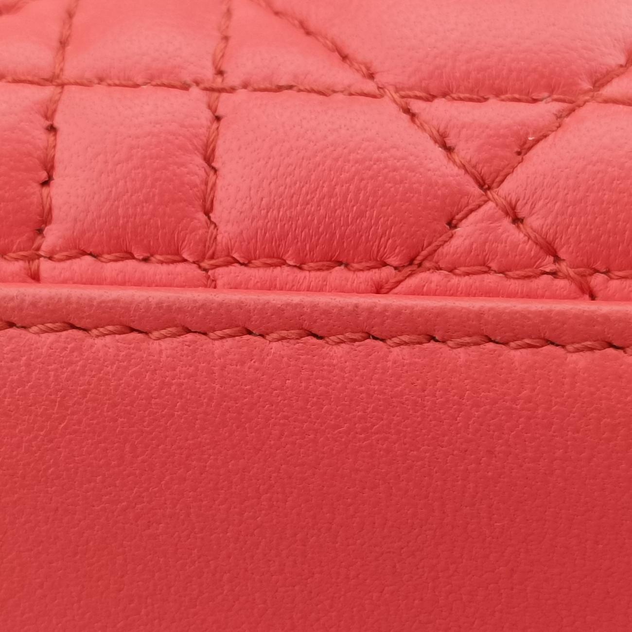 Lady DiorOrange×Pinklambskin16-BO-0123レディディオールオレンジ×ピンクラムスキン16-BO-0123