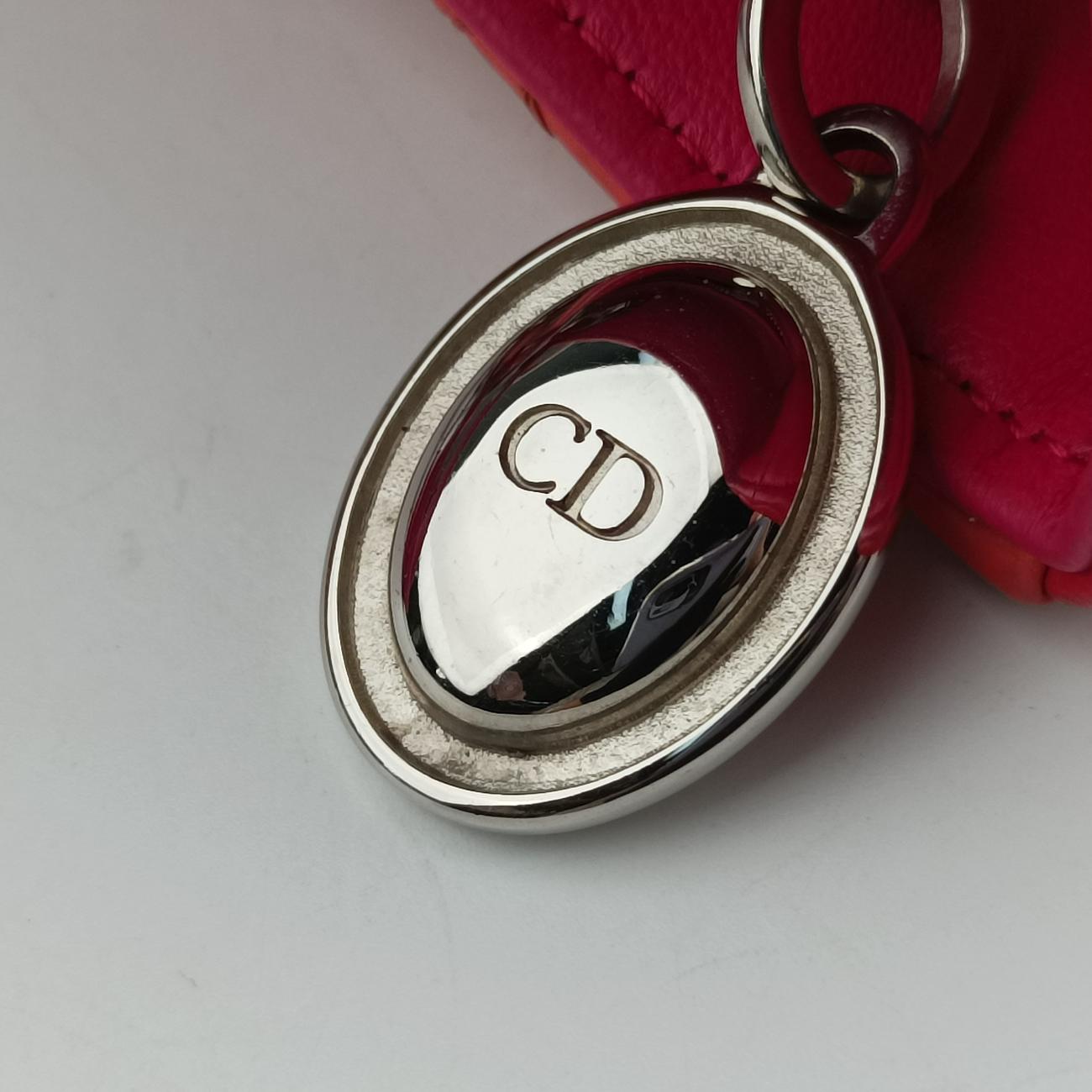 Lady DiorOrange×Pinklambskin16-BO-0123レディディオールオレンジ×ピンクラムスキン16-BO-0123