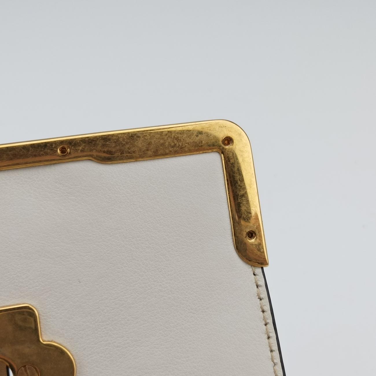 City Calf Astrology CahierWhite / BlackSaffiano leather×Leather25シティカーフ アストロロジー カイエホワイト/ブラックサフィアーノレザー×レザー25