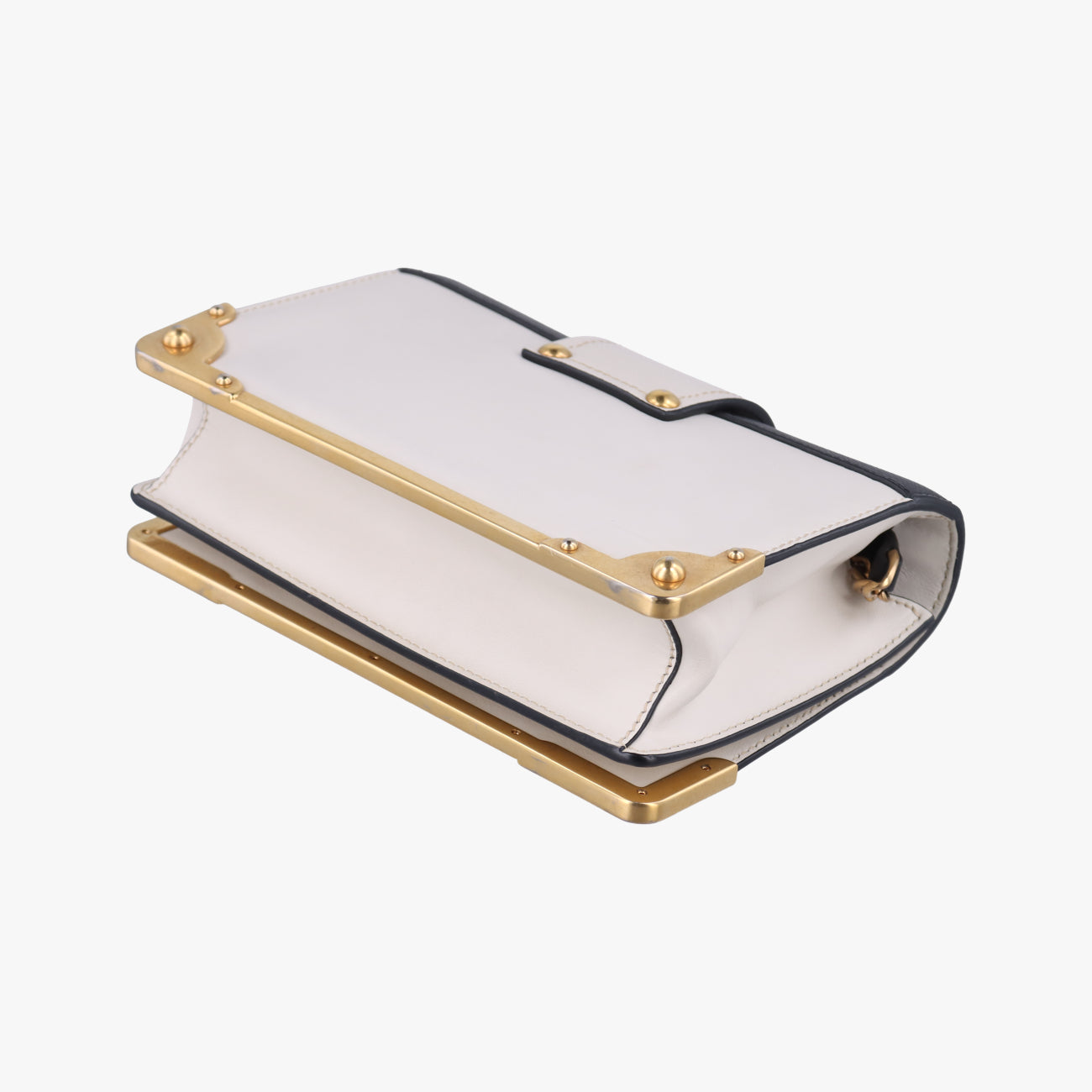 City Calf Astrology CahierWhite / BlackSaffiano leather×Leather25シティカーフ アストロロジー カイエホワイト/ブラックサフィアーノレザー×レザー25