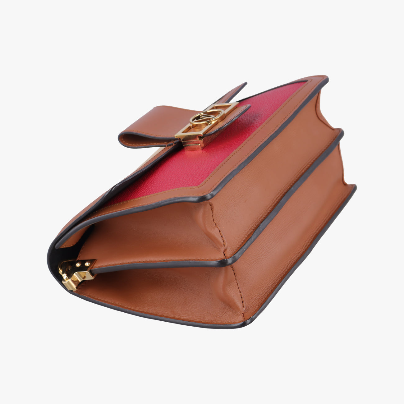 DAUPHINE MMScarlet Red×Panama BeigeTaurillon leatherM53830GI0149ドーフィーヌMMパナマスカーレットトリヨンレザーM53830GI0149