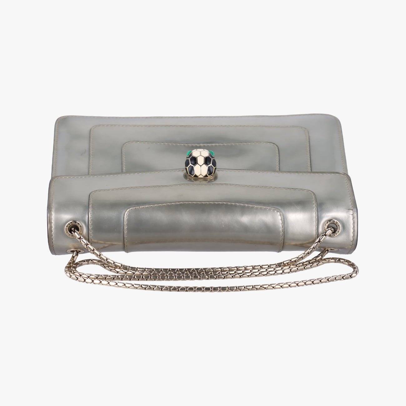 SERPENTI FOREVERSilverPatent LeatherDA.D18.39793セルペンティ フォーエバーシルバーパテントDA.D18.39793