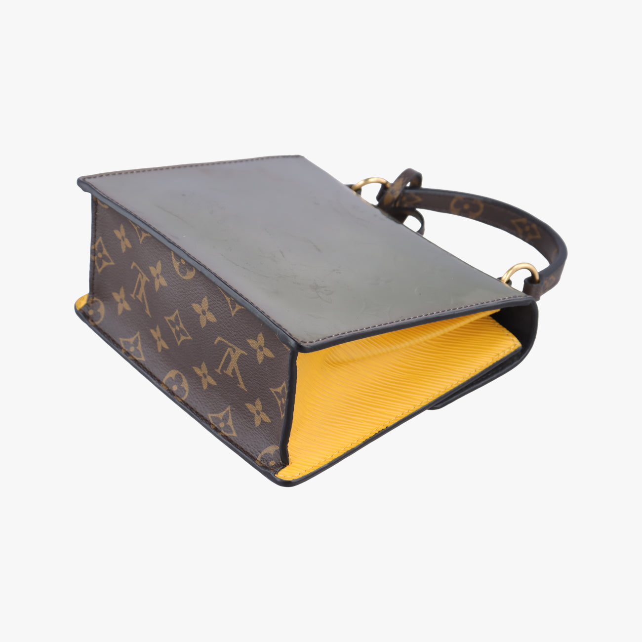 Spring Street PMSilver x Brown x YellowVernis x Monogram x EpiM90376NZ5118スプリングストリートPMシルバー×ブラウン×イエローヴェルニ×モノグラム×エピM90376NZ5118