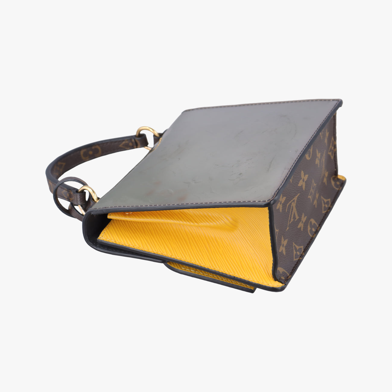 Spring Street PMSilver x Brown x YellowVernis x Monogram x EpiM90376NZ5118スプリングストリートPMシルバー×ブラウン×イエローヴェルニ×モノグラム×エピM90376NZ5118