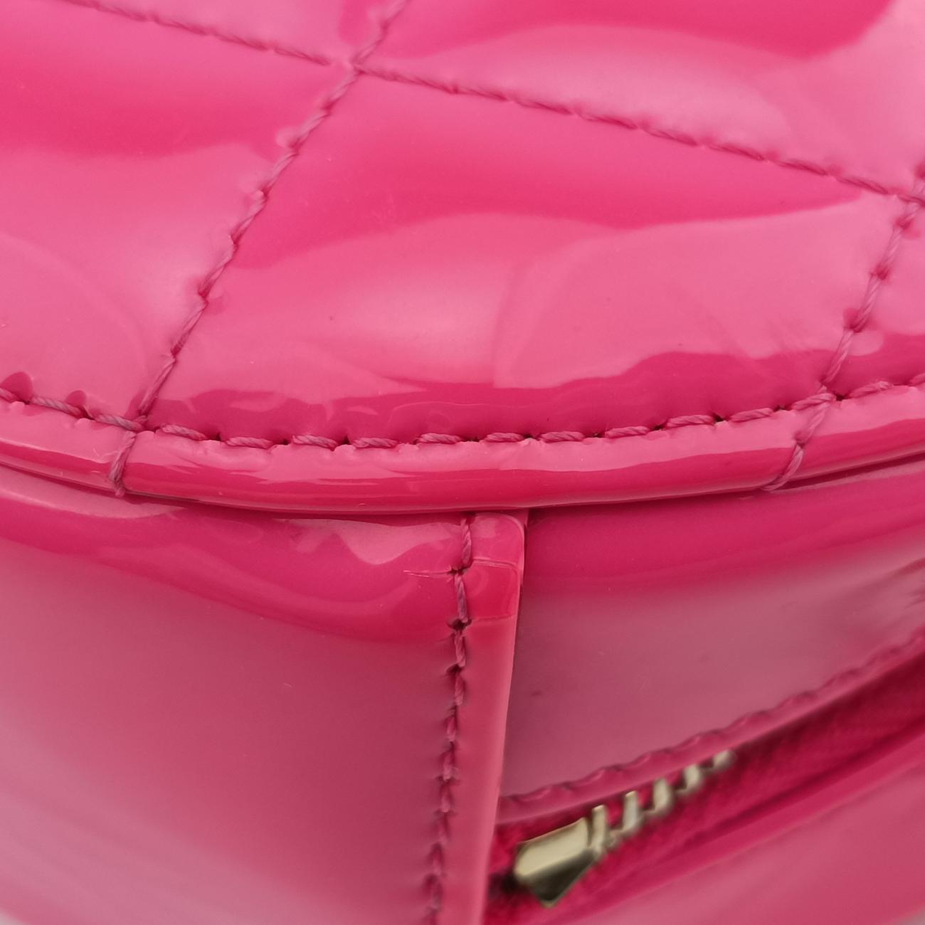 round as earth RibbonPinkPatent LeatherAP024529141160ロウンドアスアース リボンピンクパテントAP024529141160