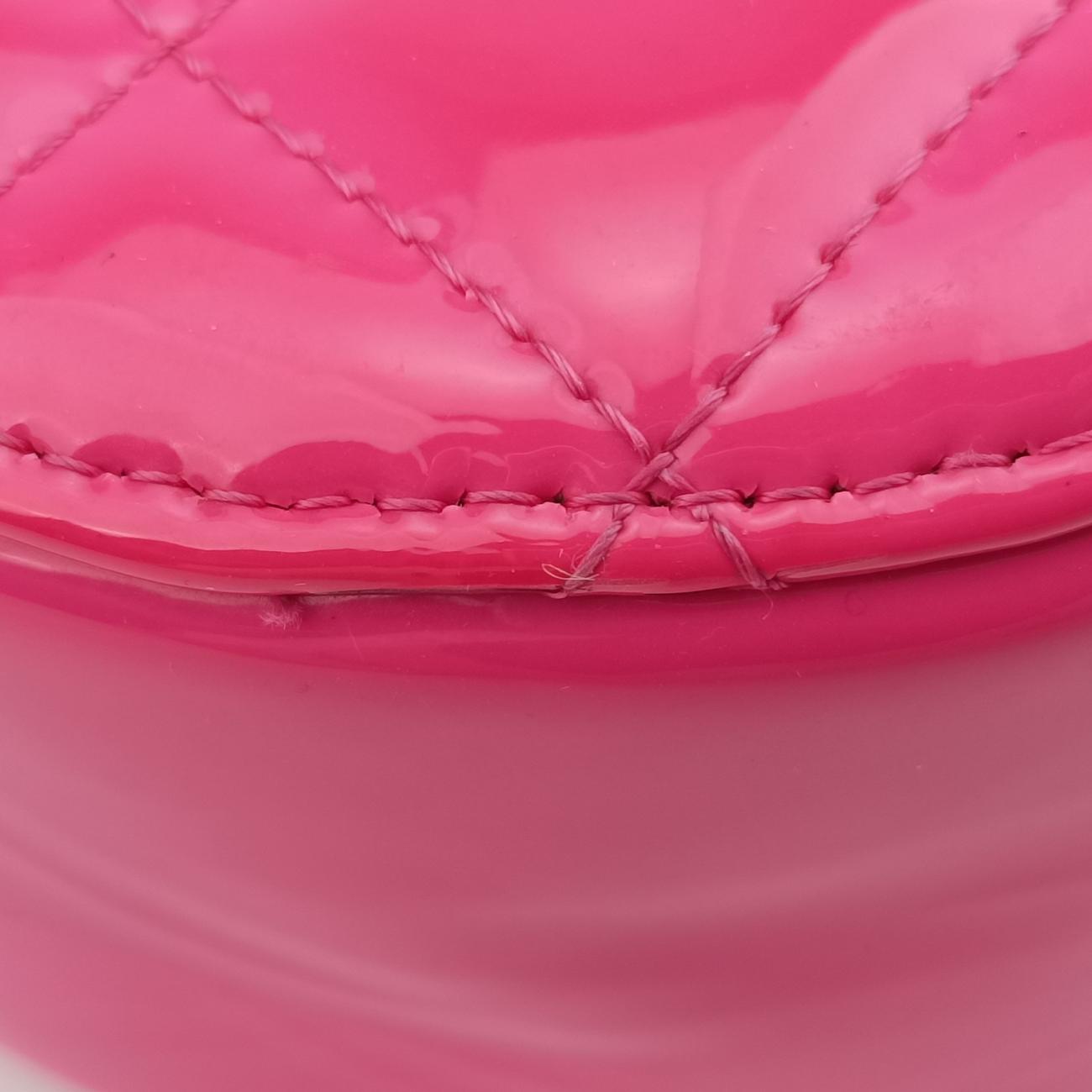 round as earth RibbonPinkPatent LeatherAP024529141160ロウンドアスアース リボンピンクパテントAP024529141160