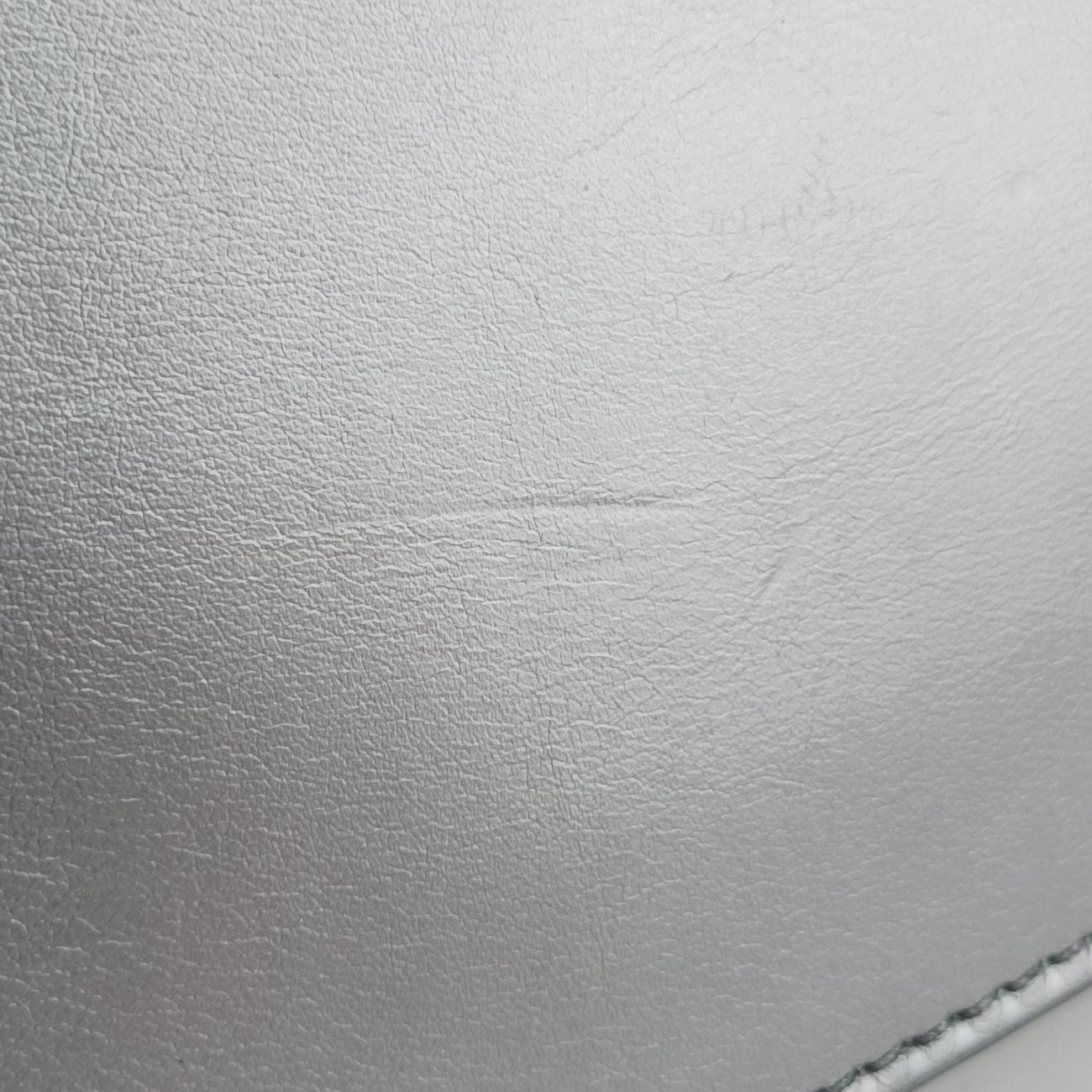 DiorevolutionSilverLeather19-MA-0147ディオール エボリューション フラップシルバーレザー19-MA-0147