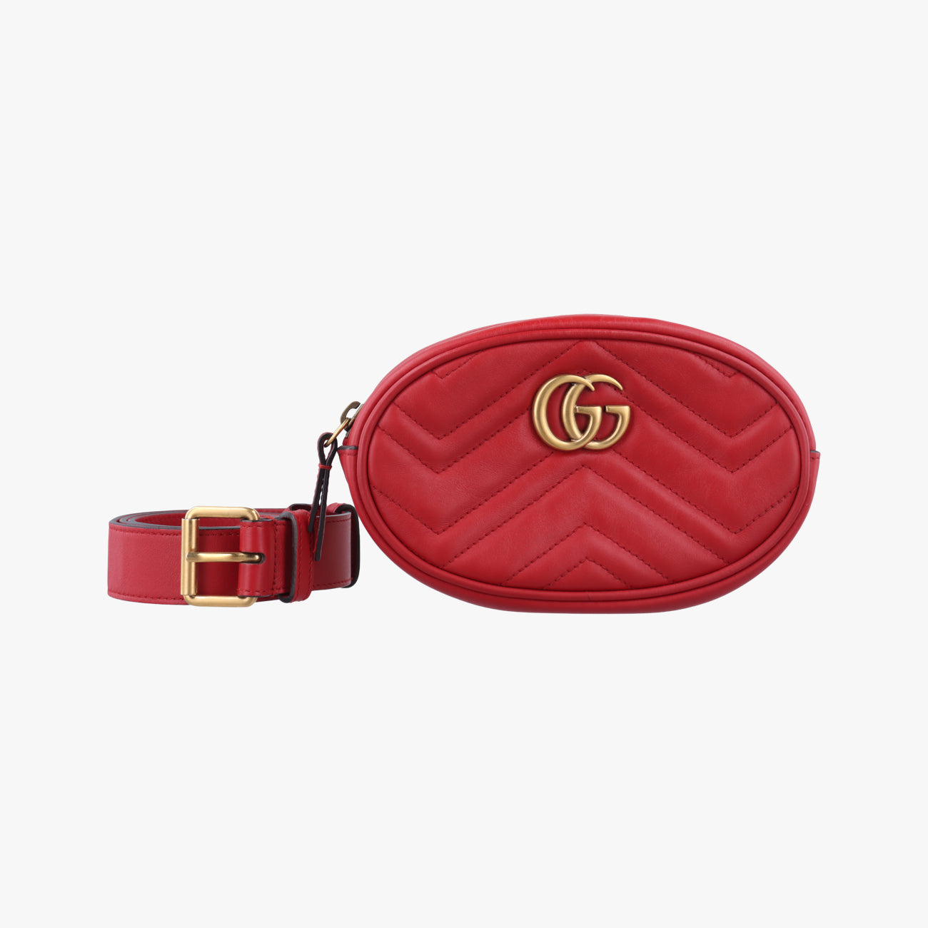 グッチGucciGGマーモントレッドレザー476434G022008576