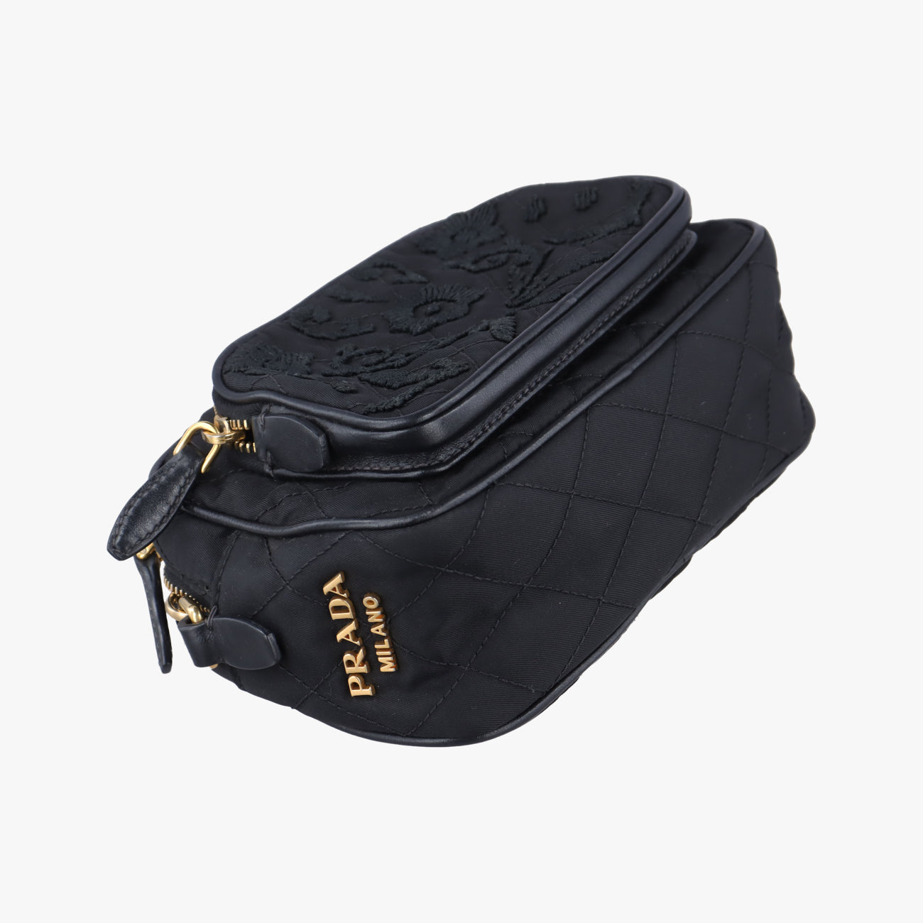 Corsaire   Quilted TessutoBlackNylon180/Cコルセア キルティング テッスートブラックナイロン180/C