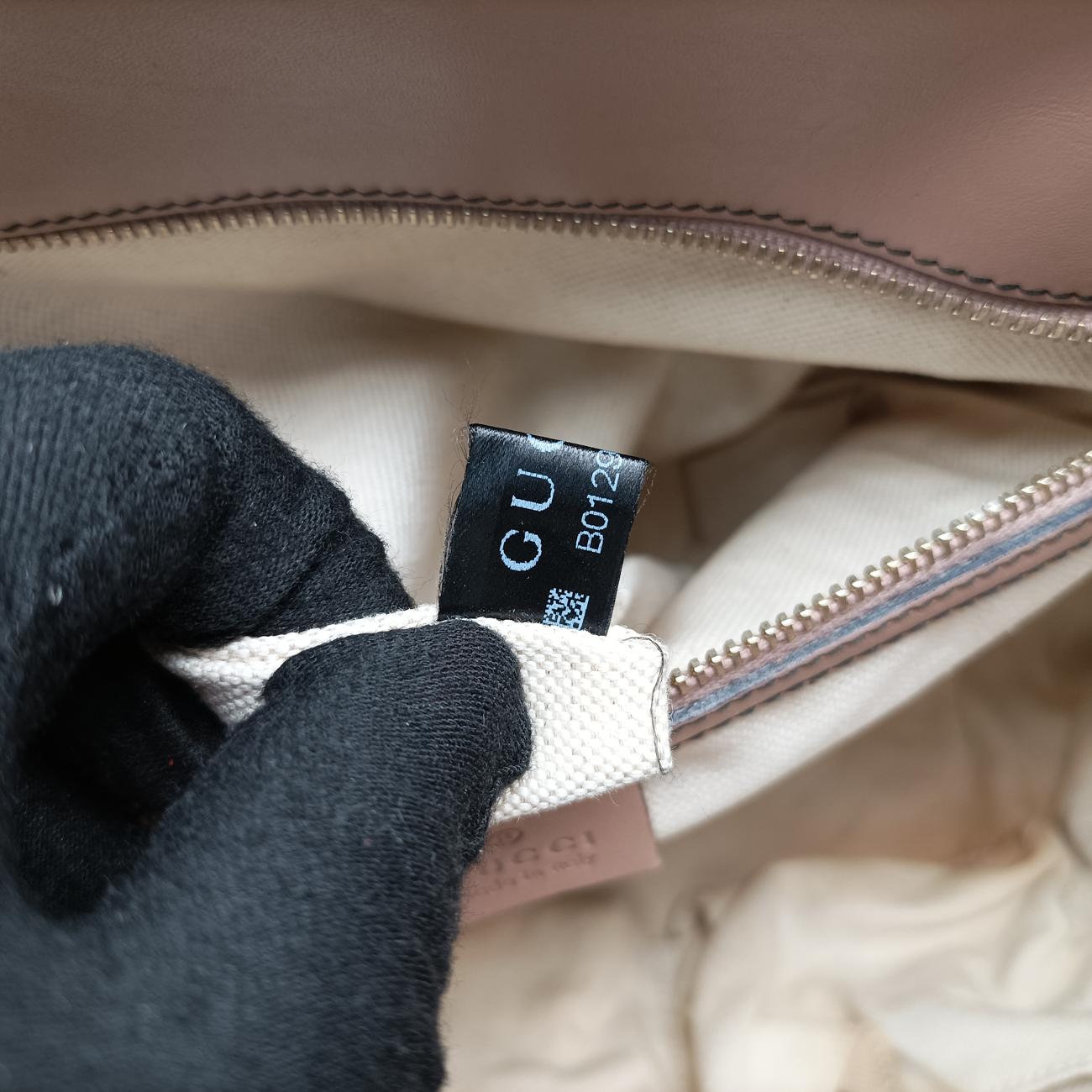 EmilyBeige×BrownFabric x leather295403B012937100エミリーベージュ×ブラウンファブリック×レザー295403B012937100