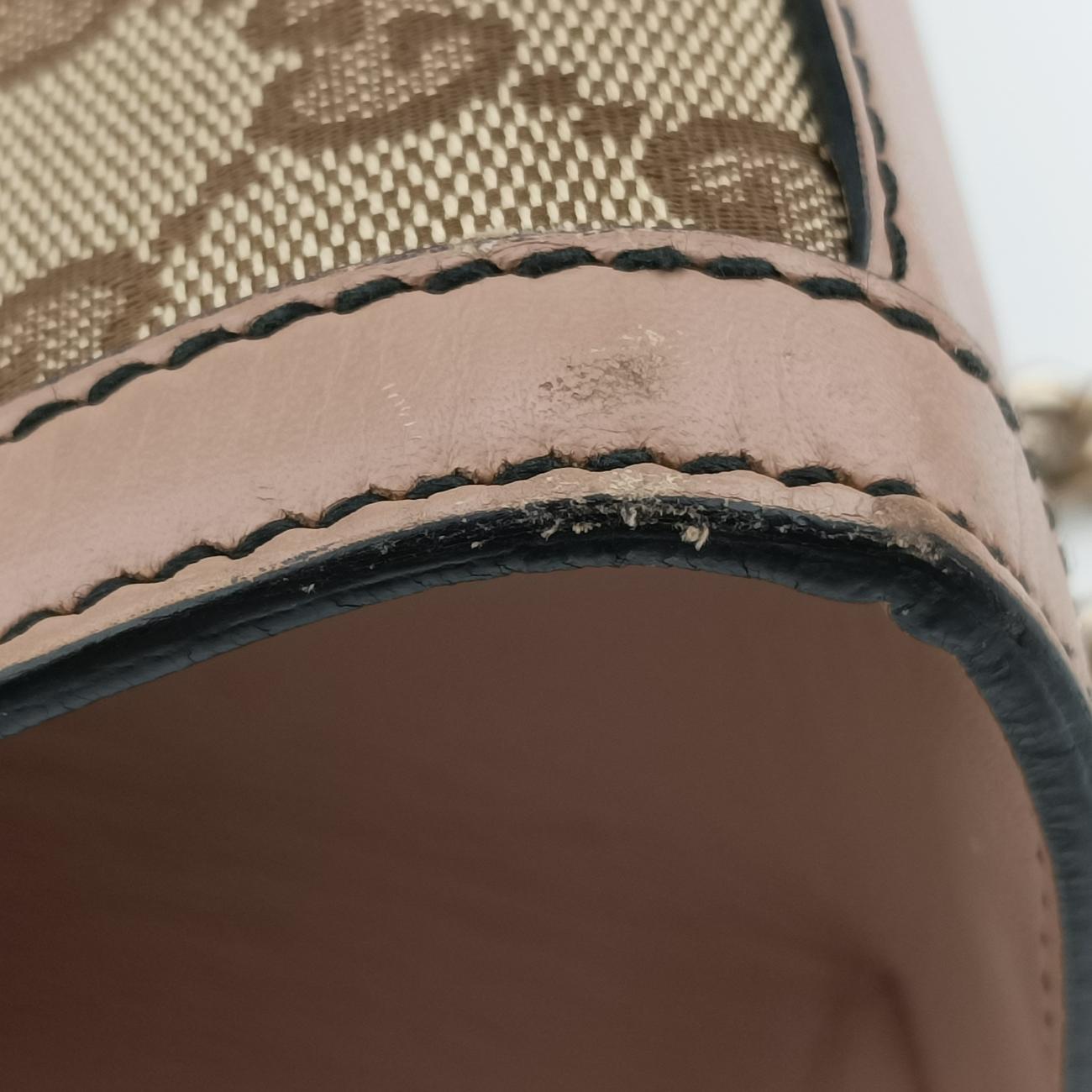 EmilyBeige×BrownFabric x leather295403B012937100エミリーベージュ×ブラウンファブリック×レザー295403B012937100