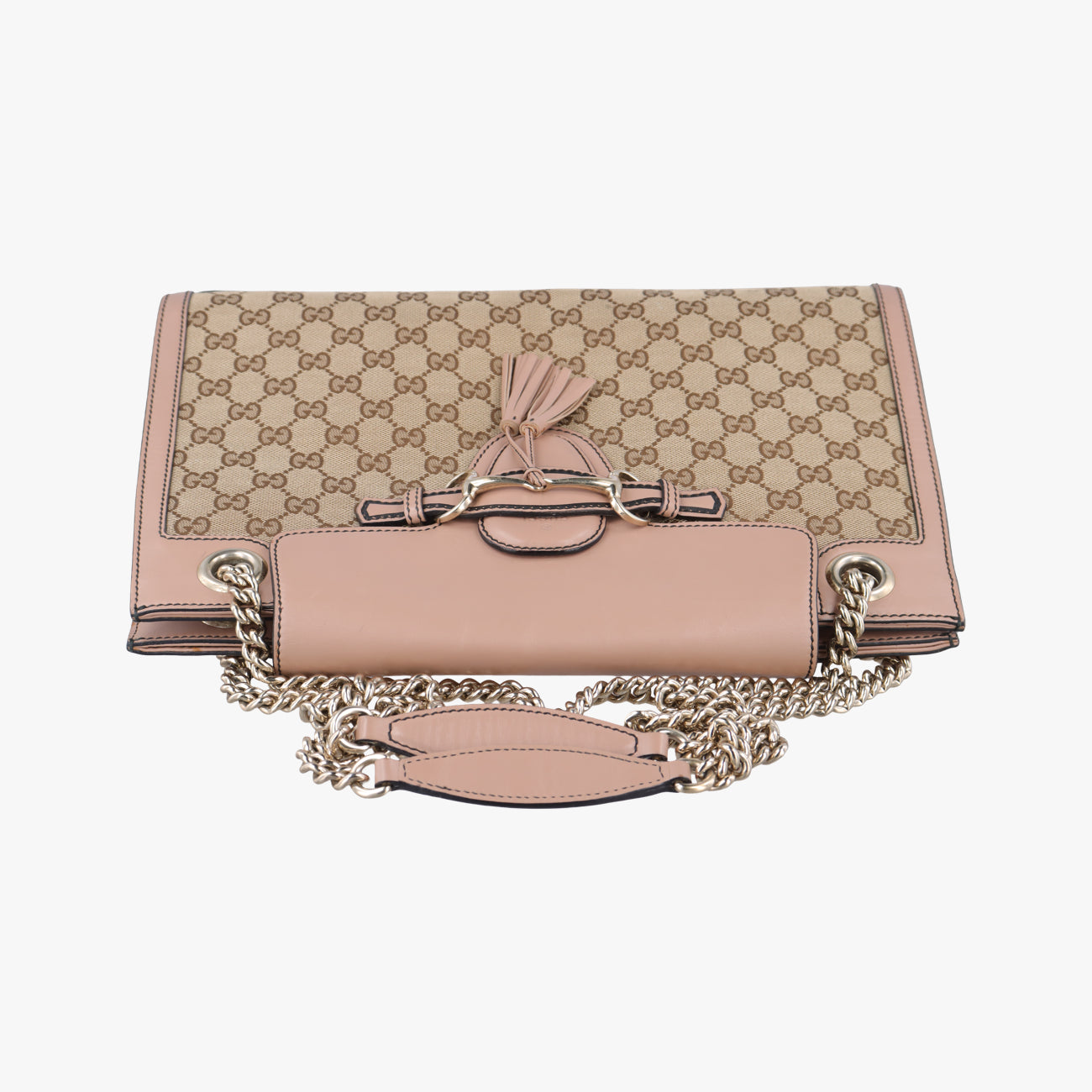 EmilyBeige×BrownFabric x leather295403B012937100エミリーベージュ×ブラウンファブリック×レザー295403B012937100