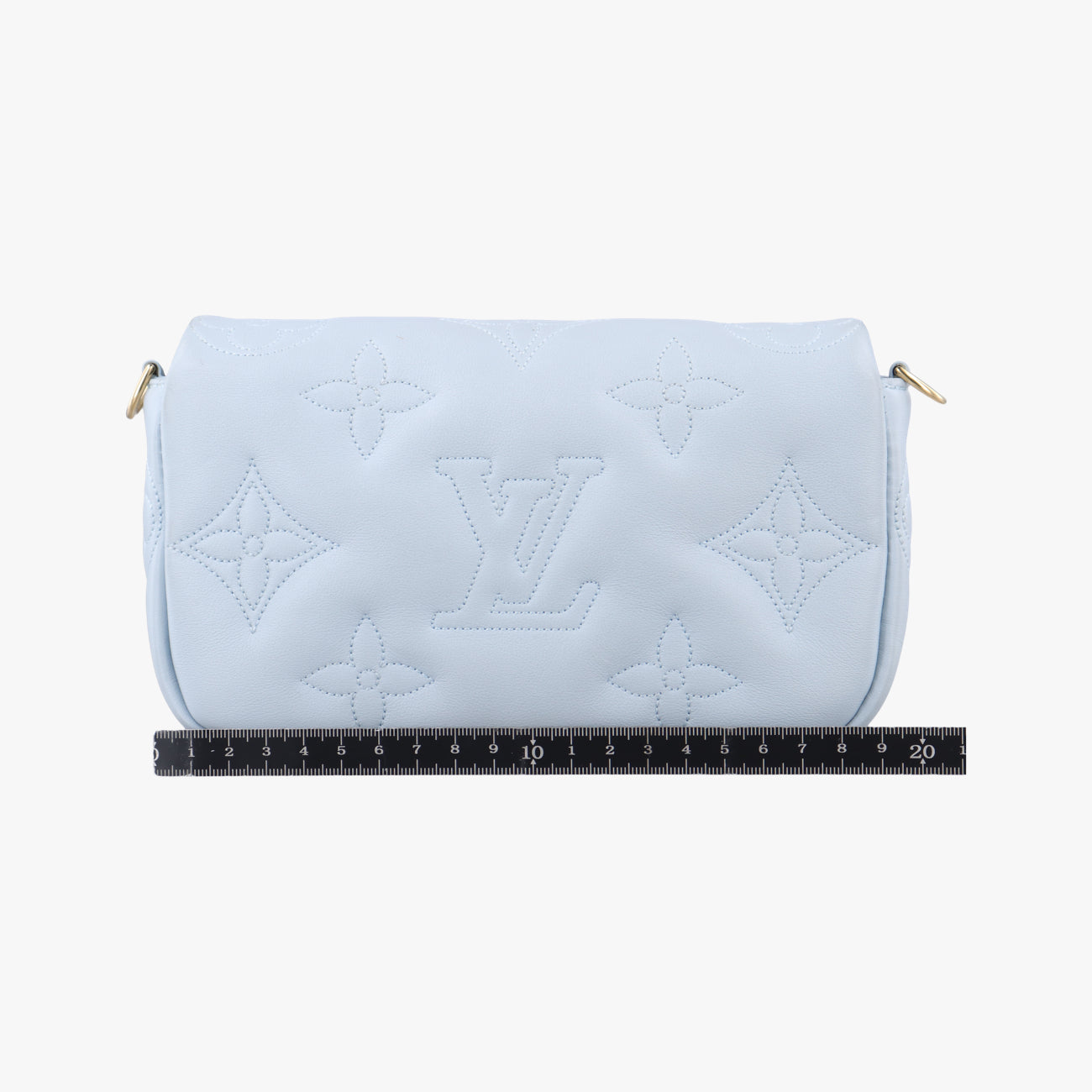 Bubble Glam Strap WalletBLEU GLACIERLeatherM81399ICチップバブルグラムストラップウォレットブルーグラシエールレザーM81399ICチップ