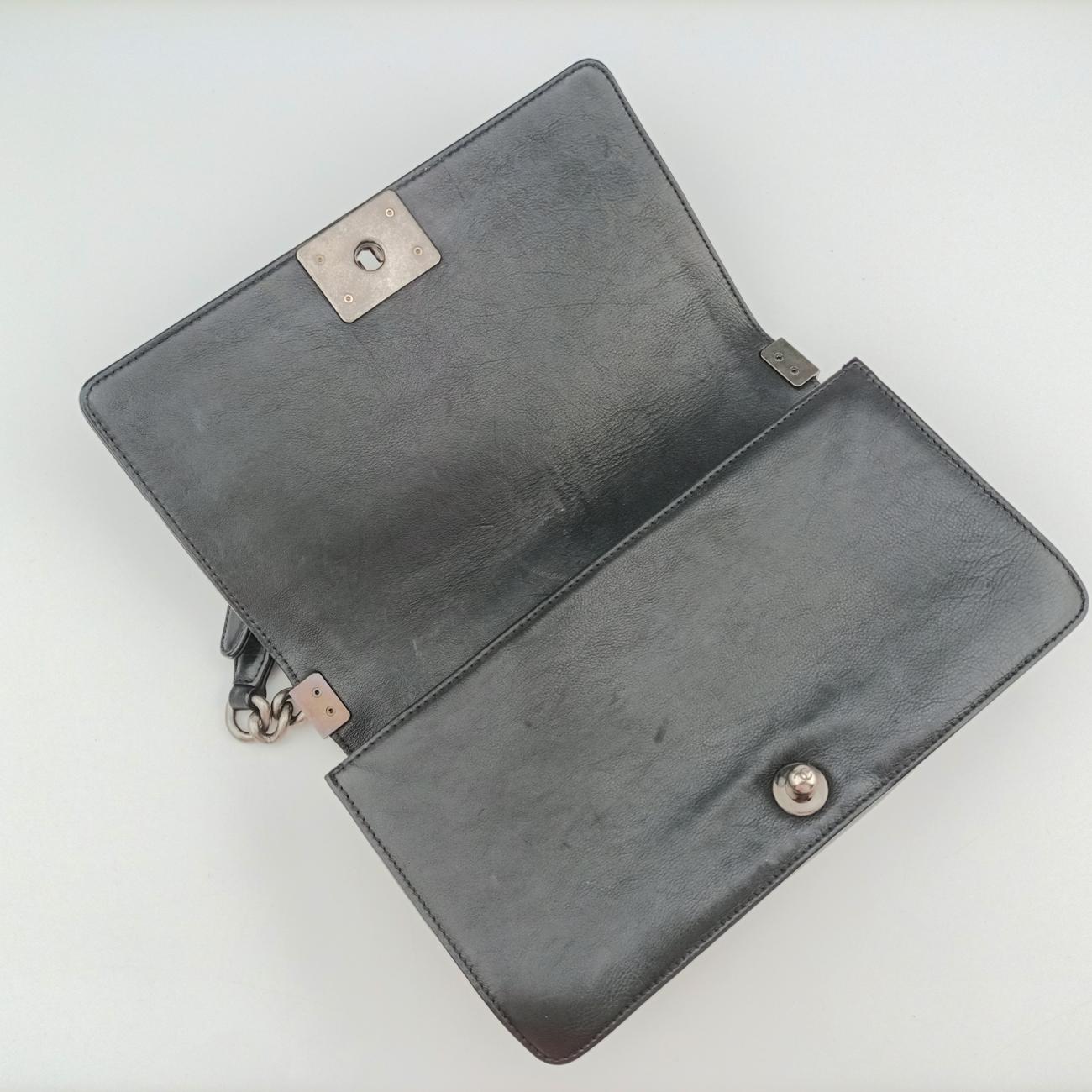 Boy FlapBlackLeatherA6742917076053ボーイフラップブラックレザーA6742917076053