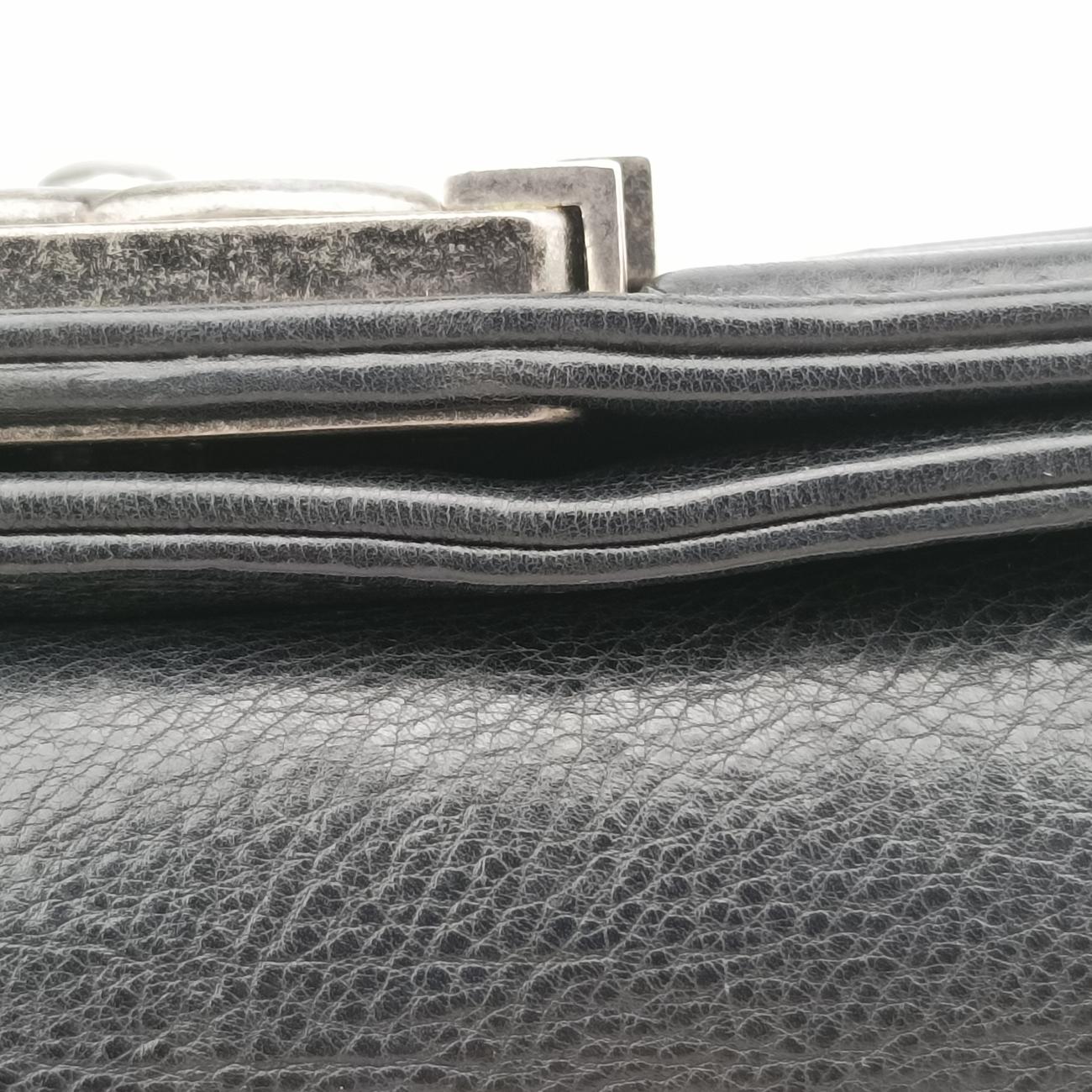 Boy FlapBlackLeatherA6742917076053ボーイフラップブラックレザーA6742917076053