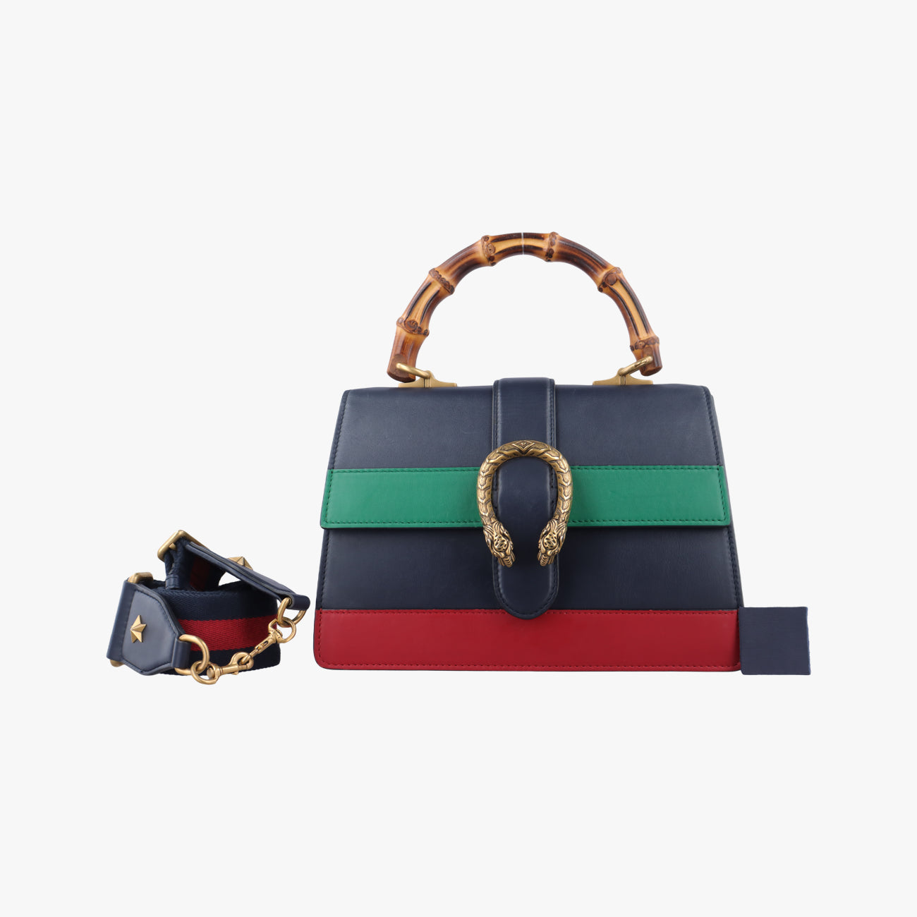 Dionysusblue & red & greenLeather448075I022768044ディオニュソスブルー&レッド&グリーンレザー448075I022768044