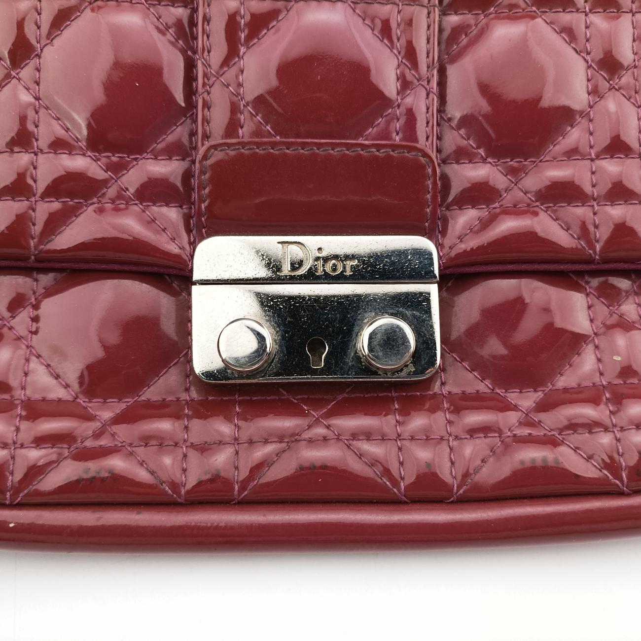 Miss Dior Cannage New RockRedPatent02-LUA-1121ミス ディオール カナージュ ニューロックレッドパテント02-LUA-1121