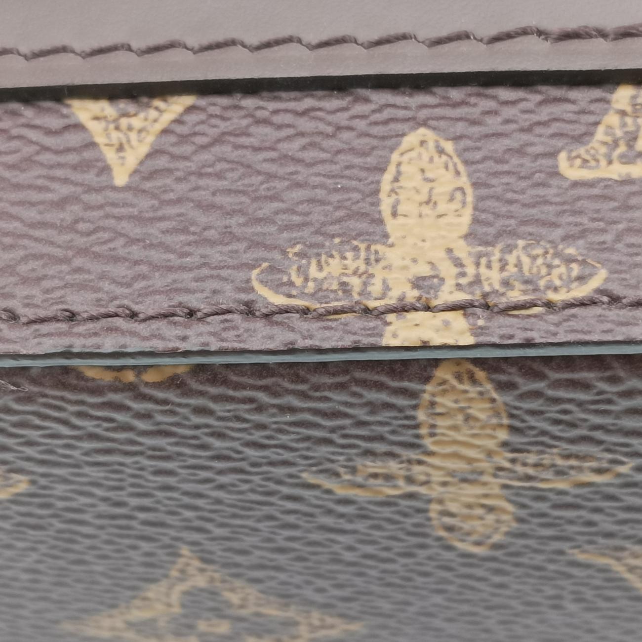 Monogram (No. 7) Vertical Box TrunkBrownPVC coated canvasM59664ICチップモノグラム(N°7) ヴェルティカル ボックス トランクブラウン系PVCコーティングキャンバスM59664ICチップ