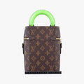 Monogram (No. 7) Vertical Box TrunkBrownPVC coated canvasM59664ICチップモノグラム(N°7) ヴェルティカル ボックス トランクブラウン系PVCコーティングキャンバスM59664ICチップ